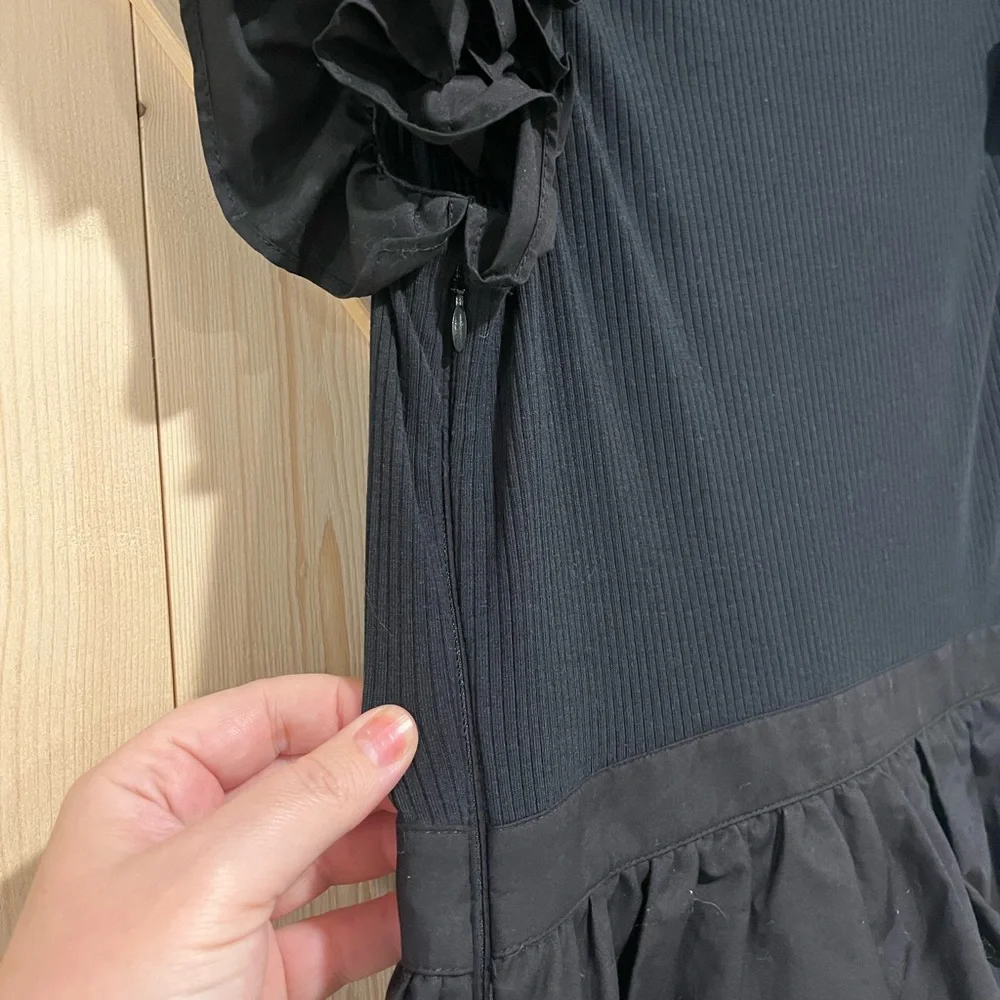 NWT Ulla Johnson Hanna Dress in Noir, Size 6 - Picture 7 of 13